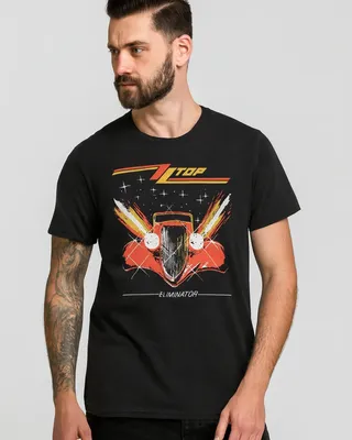 ZZ Top Eliminator T-shirt i svart