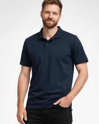 Pikétröja herr i navy – Brandit