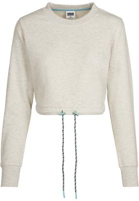 Kort sweatshirt i oversizemodell