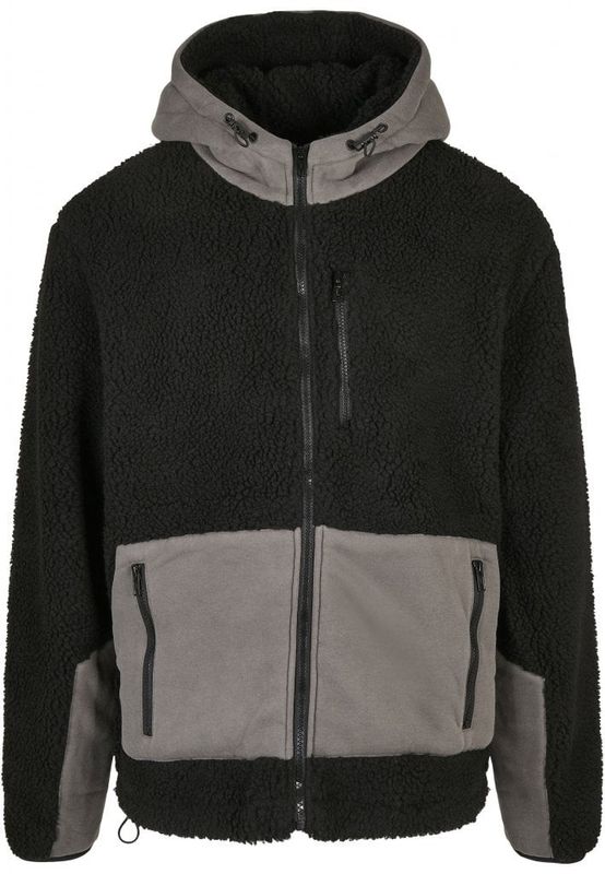 Hoodie with teddy fabric men