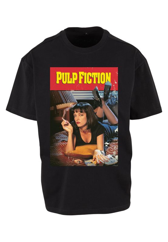 Pulp Fiction tryck Pulp Fiction T-shirt för herr – svart