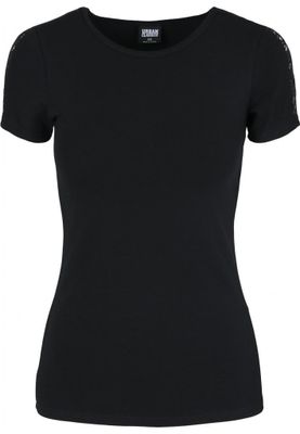 T-shirt with lace edge ladies