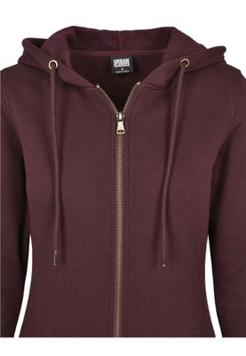 Long ziphoodie lady