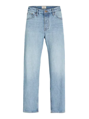 Ljusblå tvättade jeans herr - EDDIE