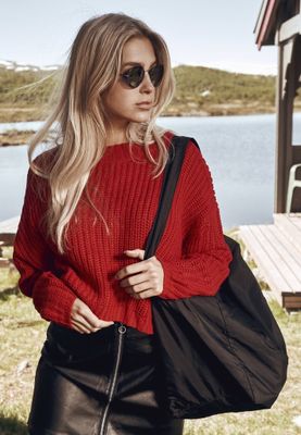Ladies Wide Oversize Sweater