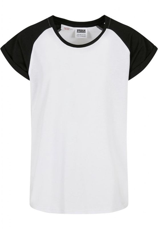 Girls Contrast Raglan Tee
