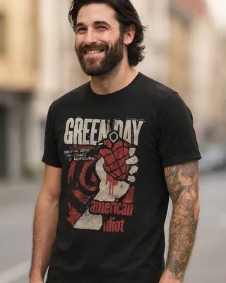 American Idiot Spiral Arm T-Shirt