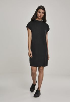 Black knee-length dress