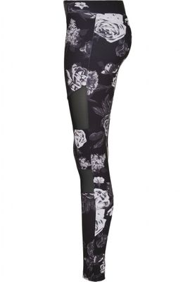 Mørkeblomstrede leggings