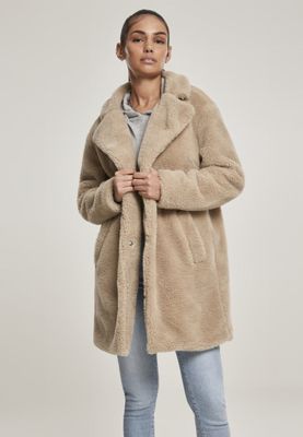 Teddy jacket oversize model lady