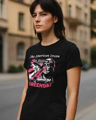 Green Day - Abduction Girly Tee