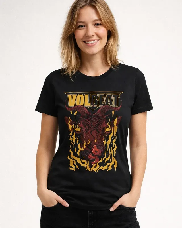 Volbeat In the Barn T-shirt dam i svart