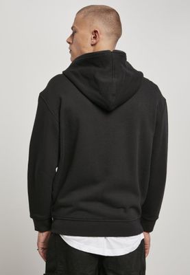 Hoodie with zipper men in organic cotton