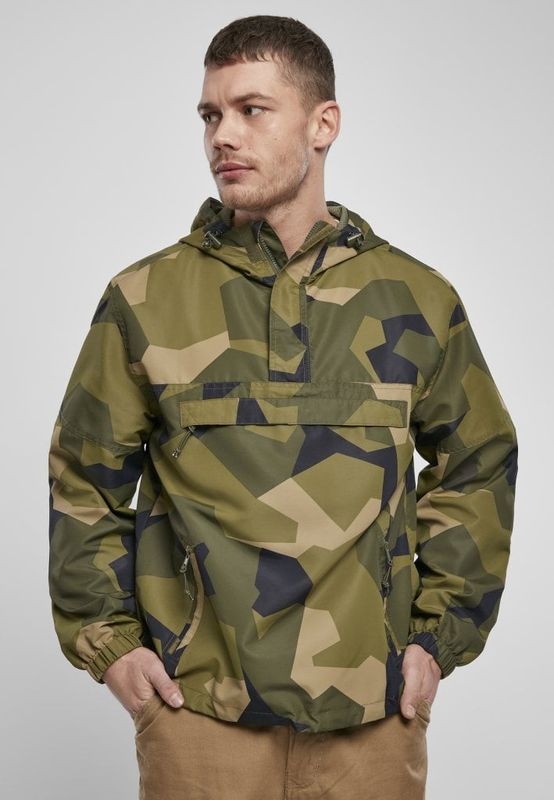 Windbreaker unlined Swedish M90 camo