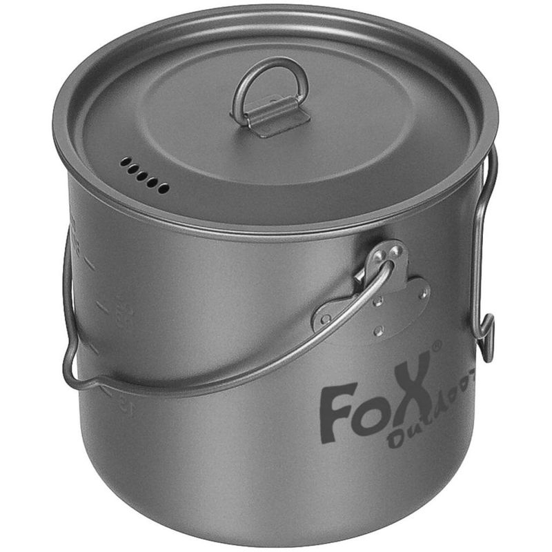 Gryde med titanium låg - ca 1,1 liter