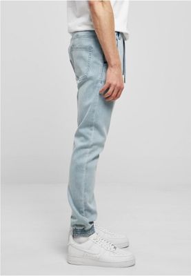 Jeans med elastik i taljen til mænd