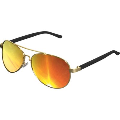 Mumbo sunglasses mirror glass gold