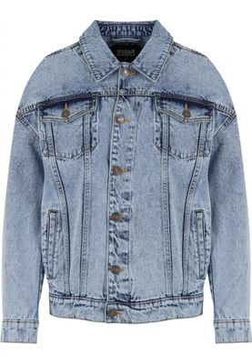 90s oversized denim jacket - women's