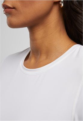 Sportt-shirt för damer med rund halsringning