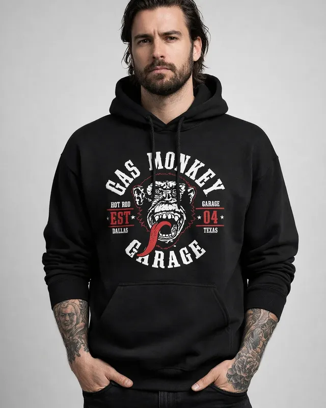 Gas Monkey Garage Round Seal Hoodie
