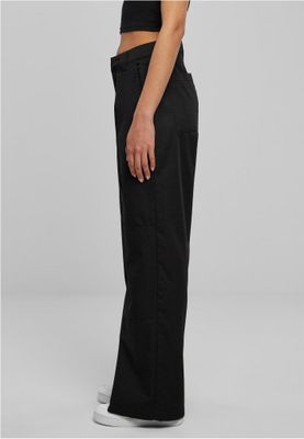 Black work trousers for women.