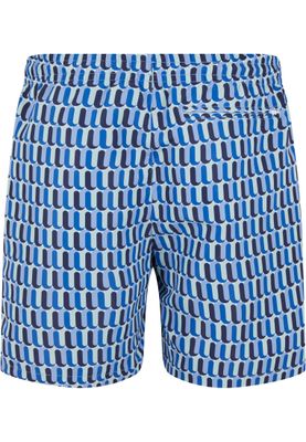 Pattern Swim Shorts – Blå Retrodesign