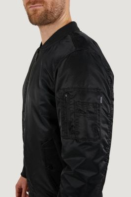Satin bomber jacket for men
