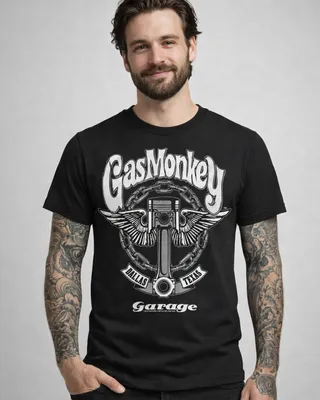 Gas Monkey Garage Big Piston T-Shirt