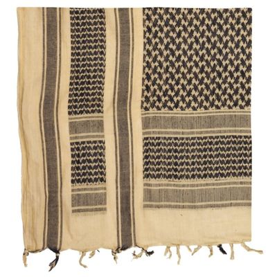 Shemagh sand/black