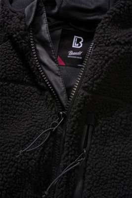 Teddyfleece zip jacket black - Ladies