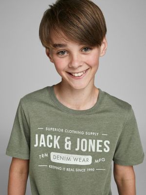 Denim Wear oliv barn T-shirt Jack And Jones