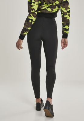 Sort leggings med høj talje