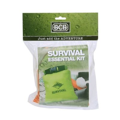 Survival kit in dry bag