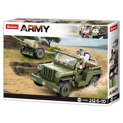 Allied jeep with Anti-Aircraft guns - Sluban - M38-B0853