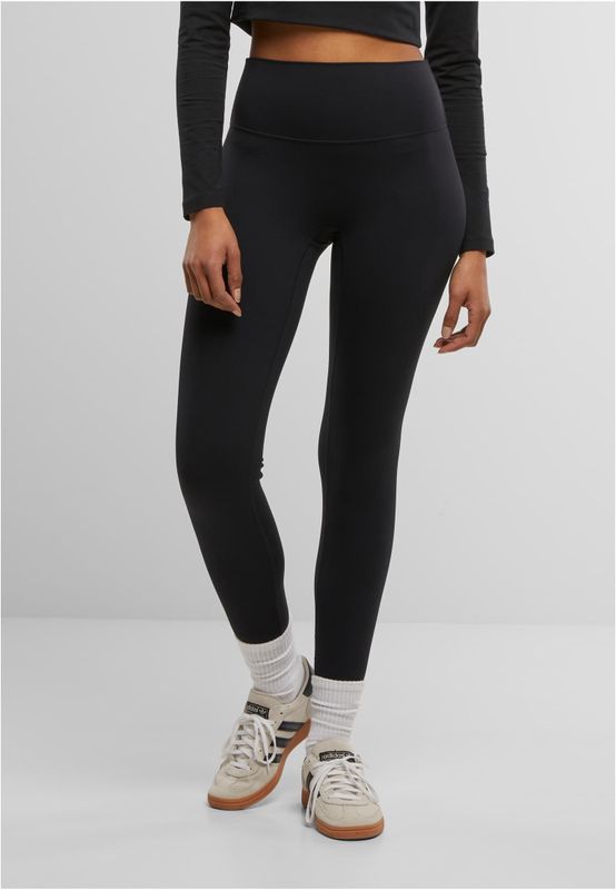 Sportleggings för damer med bred midja och slimmad passform