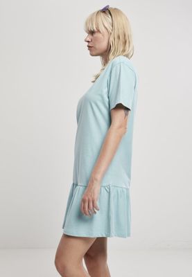 Short dress with ruffles