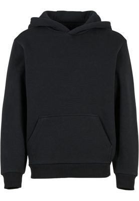 Huvtröja för barn med fluffy – svart