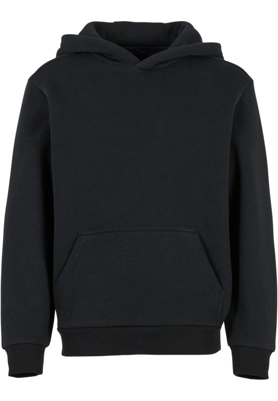 Huvtröja för barn med fluffy – svart