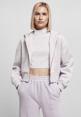 Ladies Short Oversized Zip Jacket