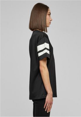 Ladies Stripe Mesh Tee