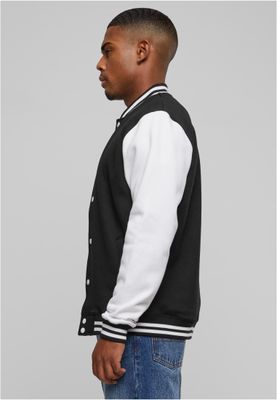 2-tone College Sweatjacket Jacka för herr – blk/wht