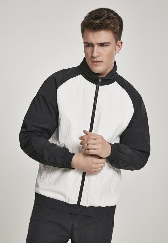 Crinkle raglan jacket