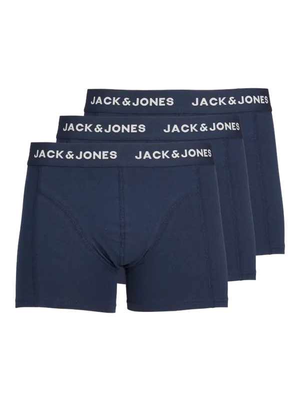 Marinblå boxershorts 3-pack