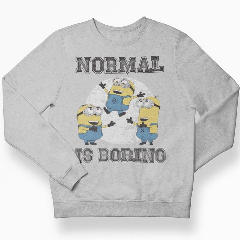 Minions - Normal Life Is Boring kids Sweatshirt