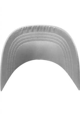 Low profile cap in satin fabric