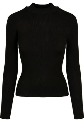 Ladies Rib Knit Turtelneck Sweater