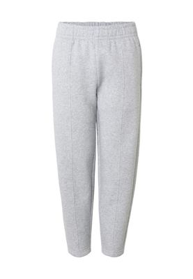 Byxor för barn med fluffy Pintuck – ljusgrå melange