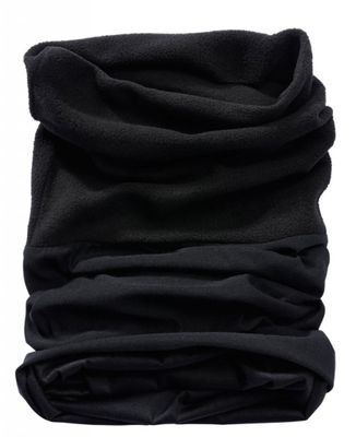 Tube tørklæde fleece sort