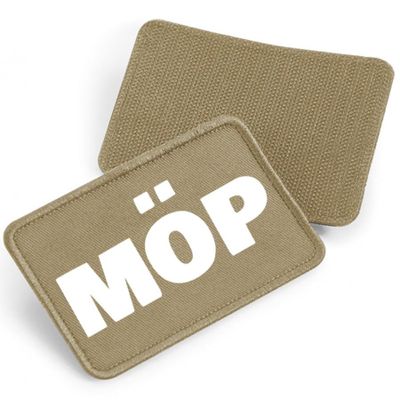 MÖP - tygpatch med kardborre
