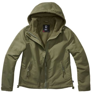 Lined windbreaker olive - Ladies